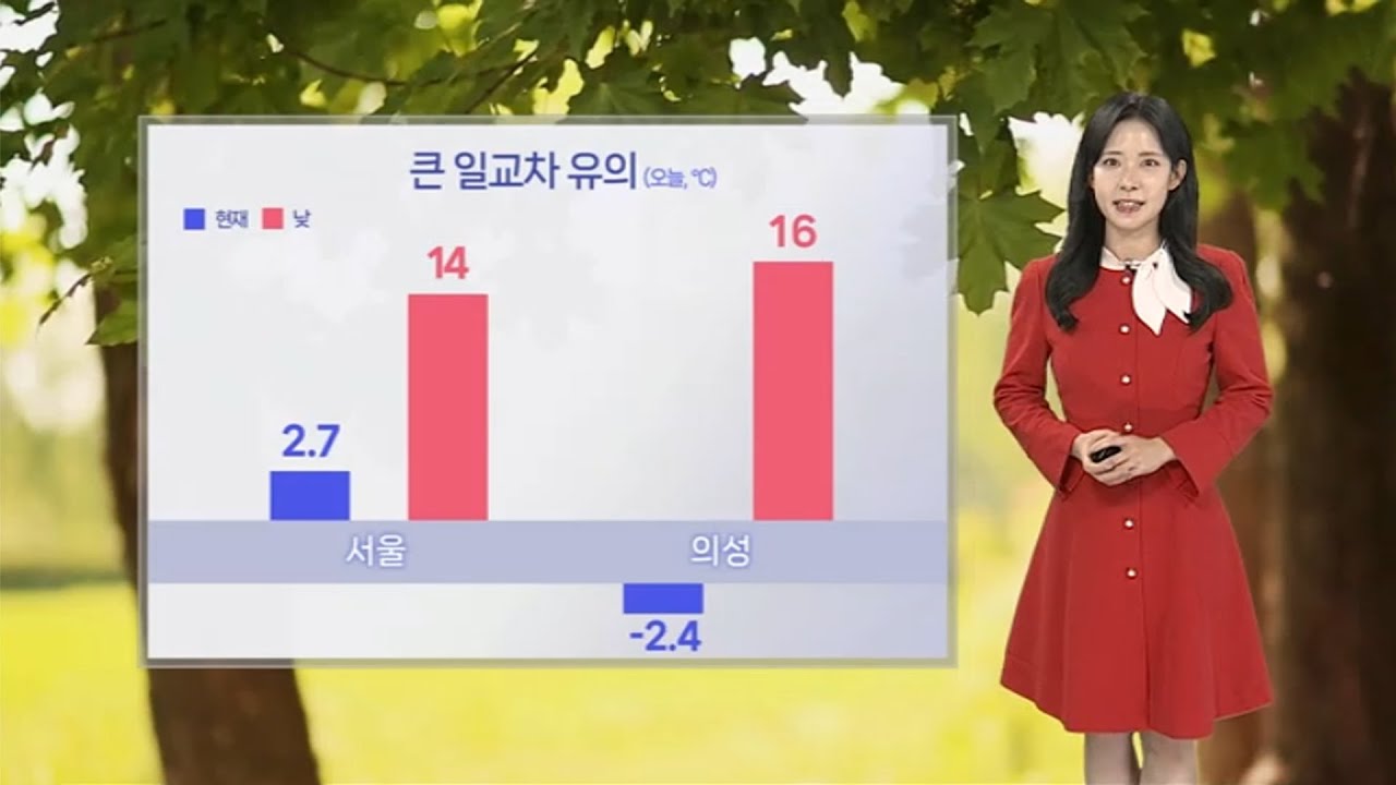 [날씨] 아침 내륙 짙은 안개 …전국 맑고 큰 일교차  / 연합뉴스TV (YonhapnewsTV)