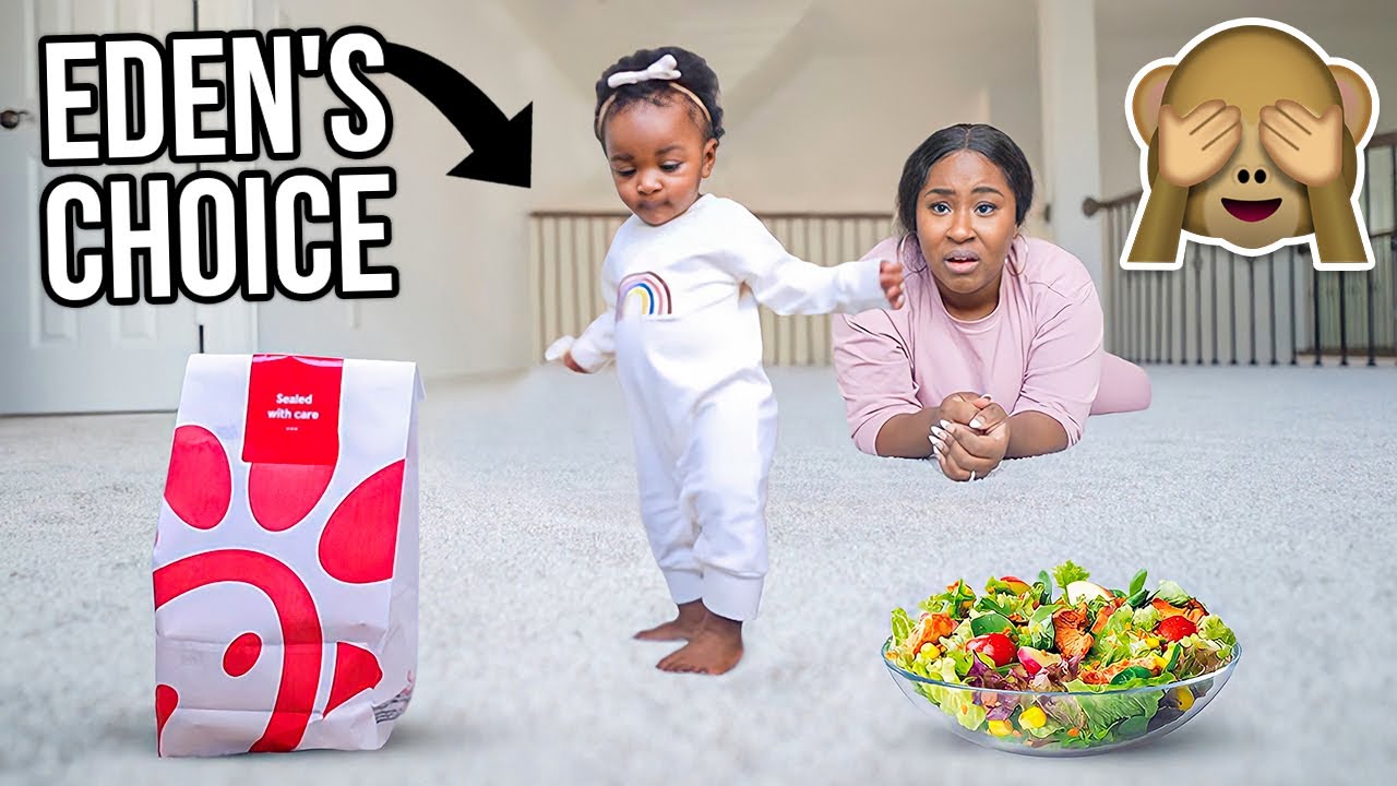 BABY CHOOSES WHAT I EAT!