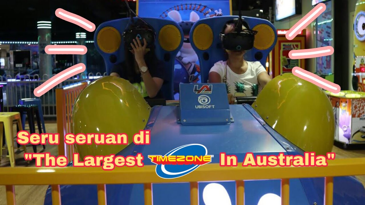 Aussie vlog #2 seru seruan di Timezone surfers Paradise