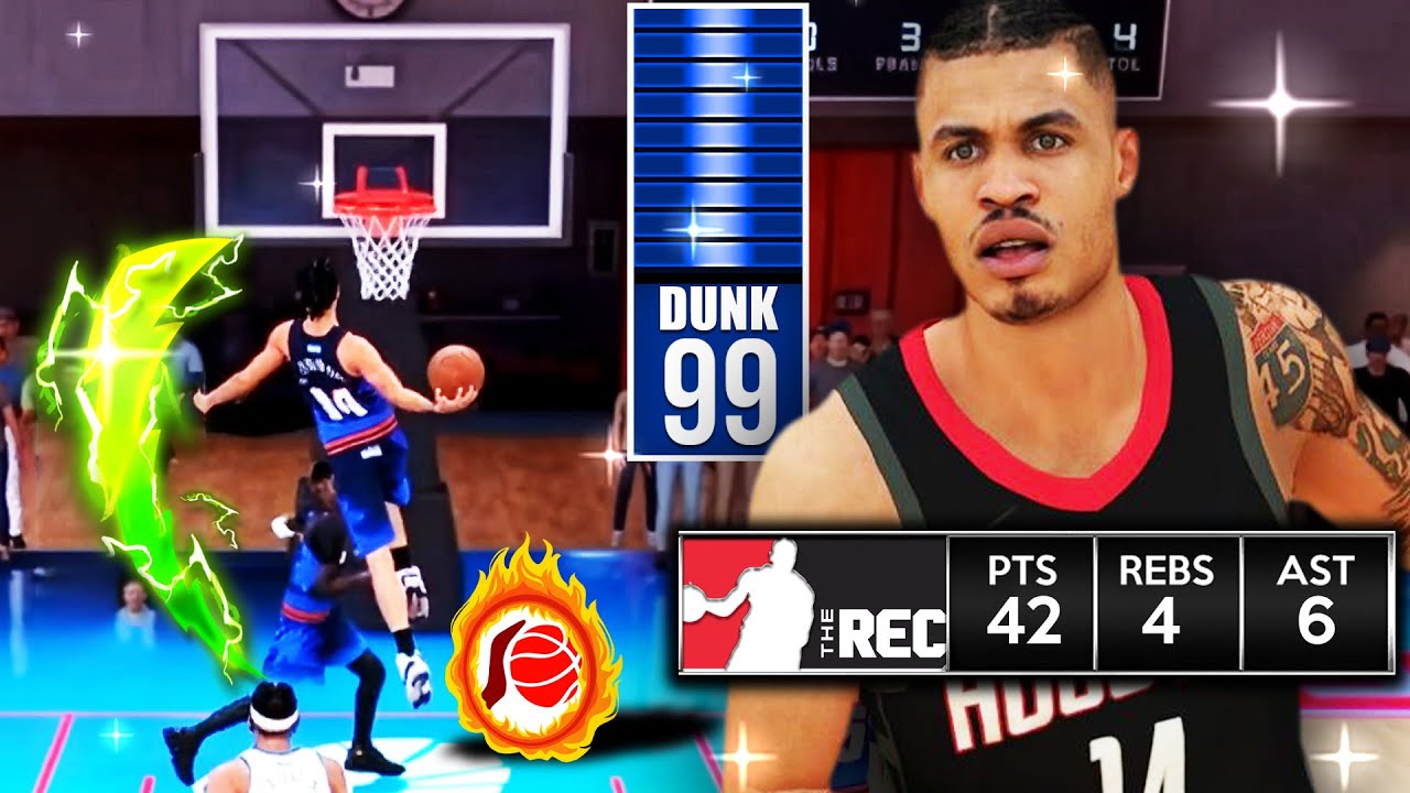 Gerald Green Build + 99 Driving Dunk and LEGEND POSTERIZER Is INSANE in Random Rec (NBA 2K26)