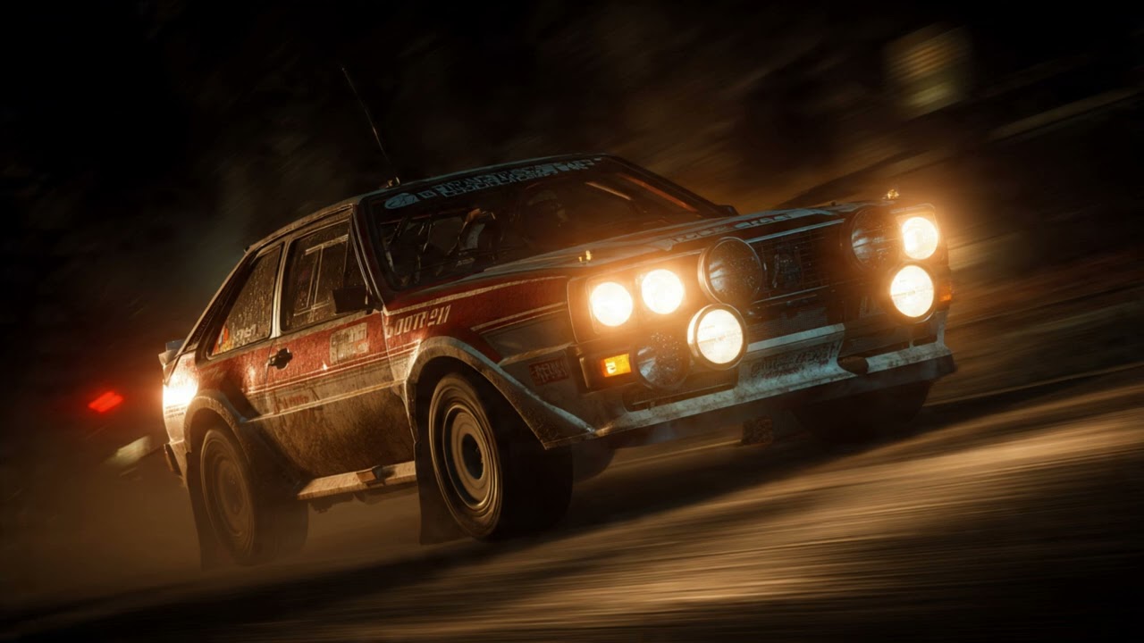 Rally Driver In The Night