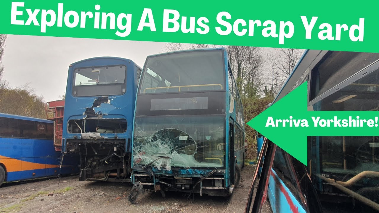 Exploring A Scrap Yard Full Of Buses