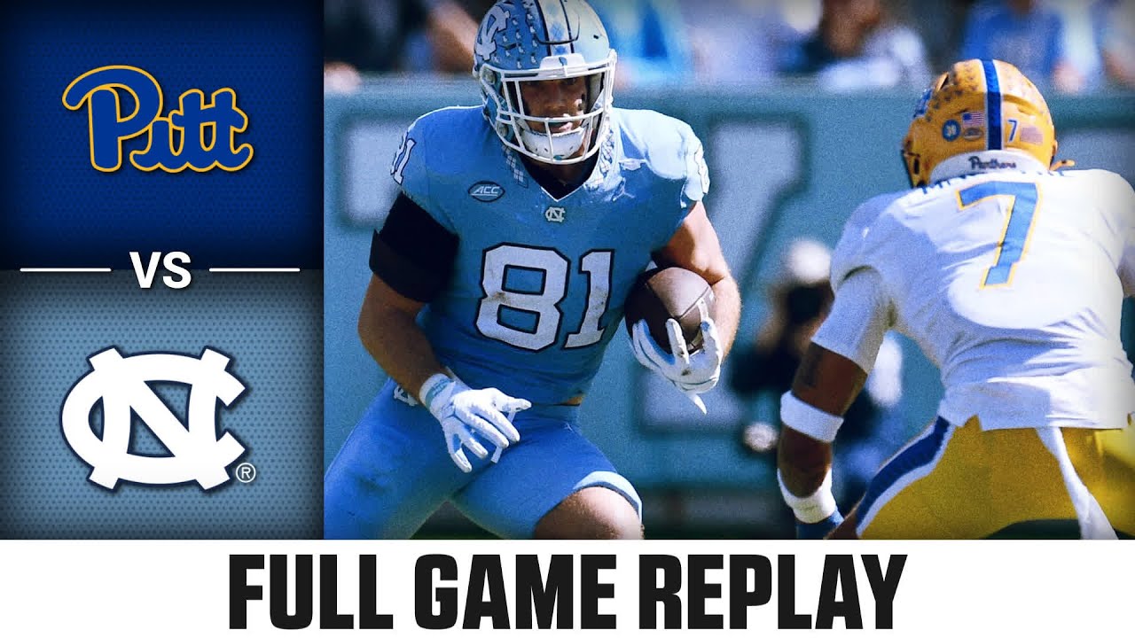 Pitt vs. North Carolina Full Game Replay | 2024 ACC Football