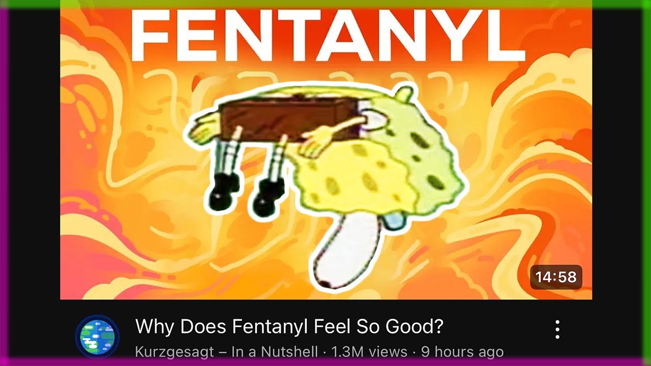 I'm getting mixed signals about fentanyl
