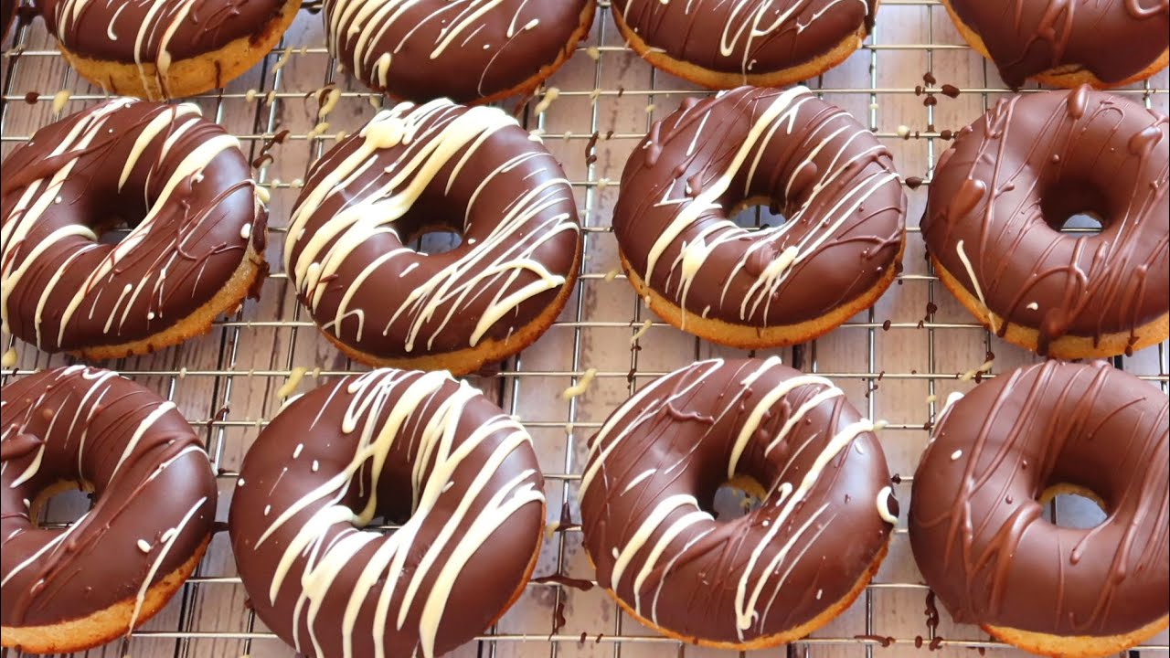 Donuts de avena, manzana y naranja SIN AZÚCAR.