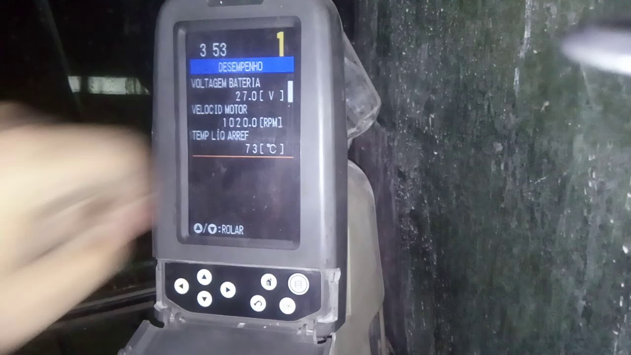 Painel Monitor da Escavadeira CAT 320