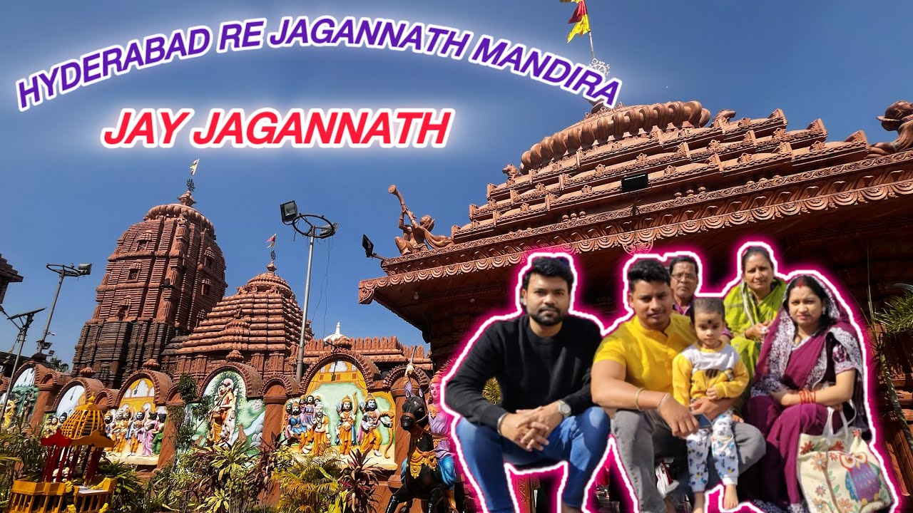 Jagannath Mandira Darshan - Hyderabad Banjara Hills #jagannathtemple #hyderabad #travelvlog #newyear