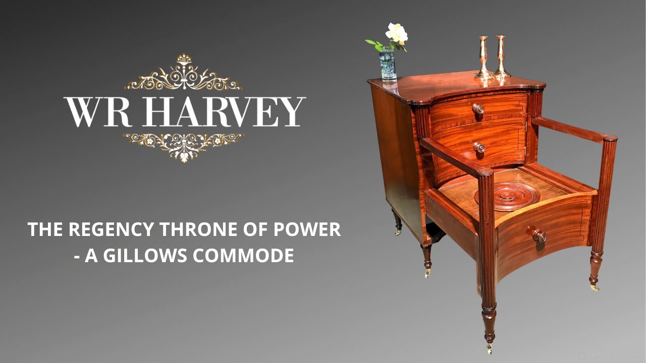 #masterclass The Regency Throne of Power - A Gillows Commode