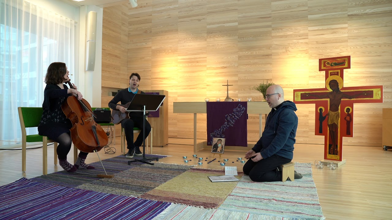 Taizé-hartaus Hyvän Toivon kappelilta 2.4.2020