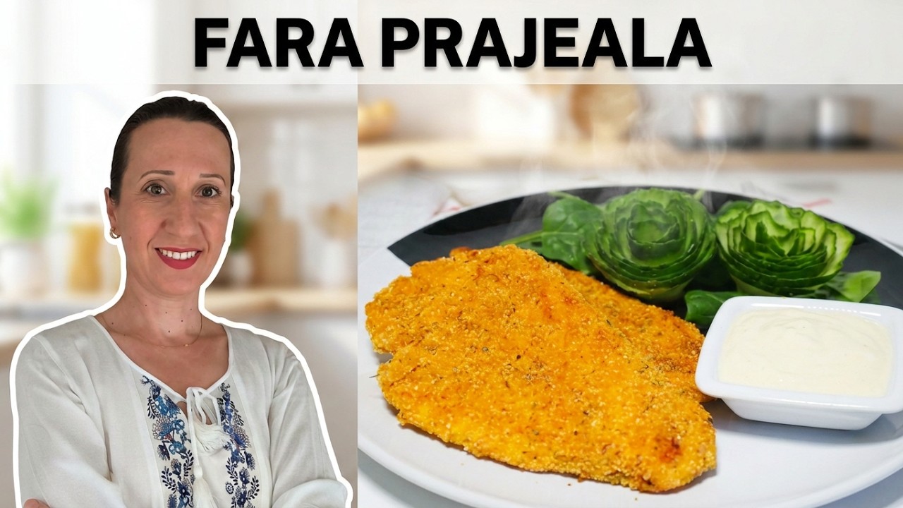 SNITEL DIN PIEPT DE PUI LA CUPTOR