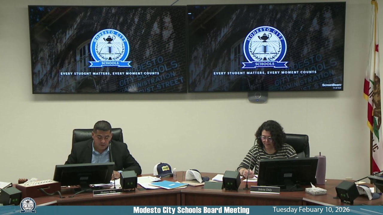 Modesto Board of Education 02/10/2026