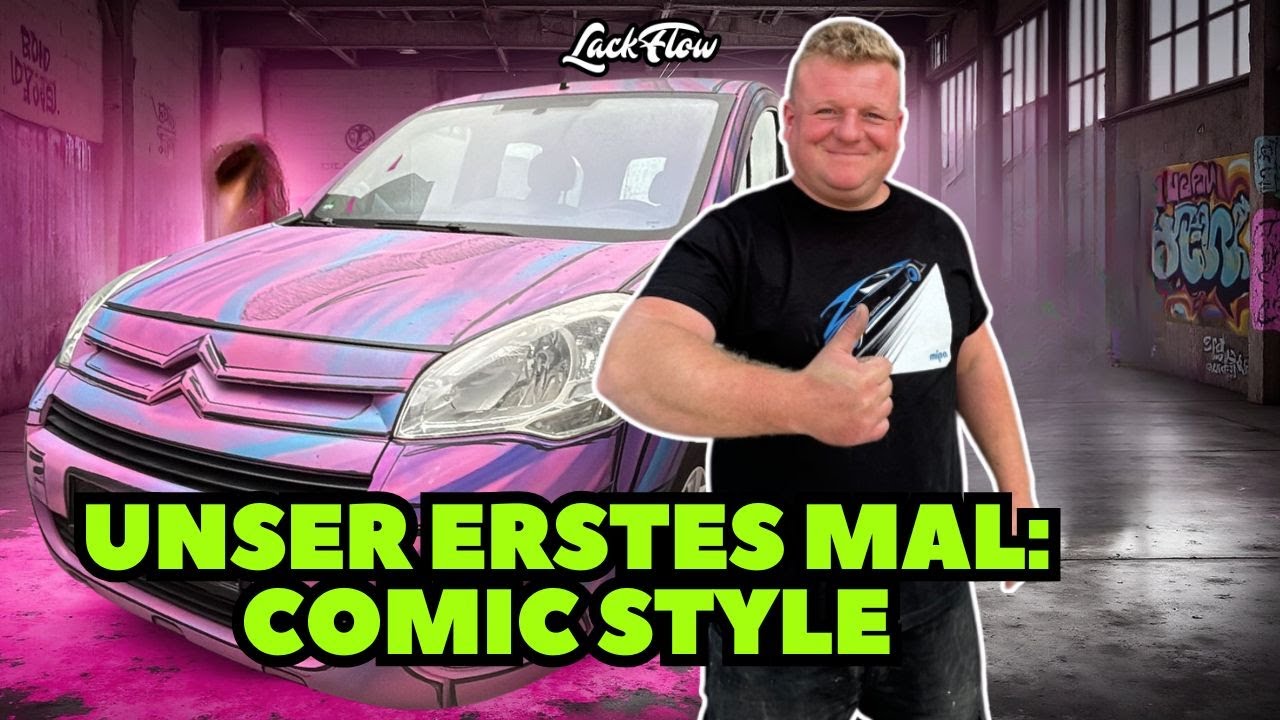 Comic-Style Lackierung: Aus dem Auto wird ein Kunstwerk! 🚗💥
