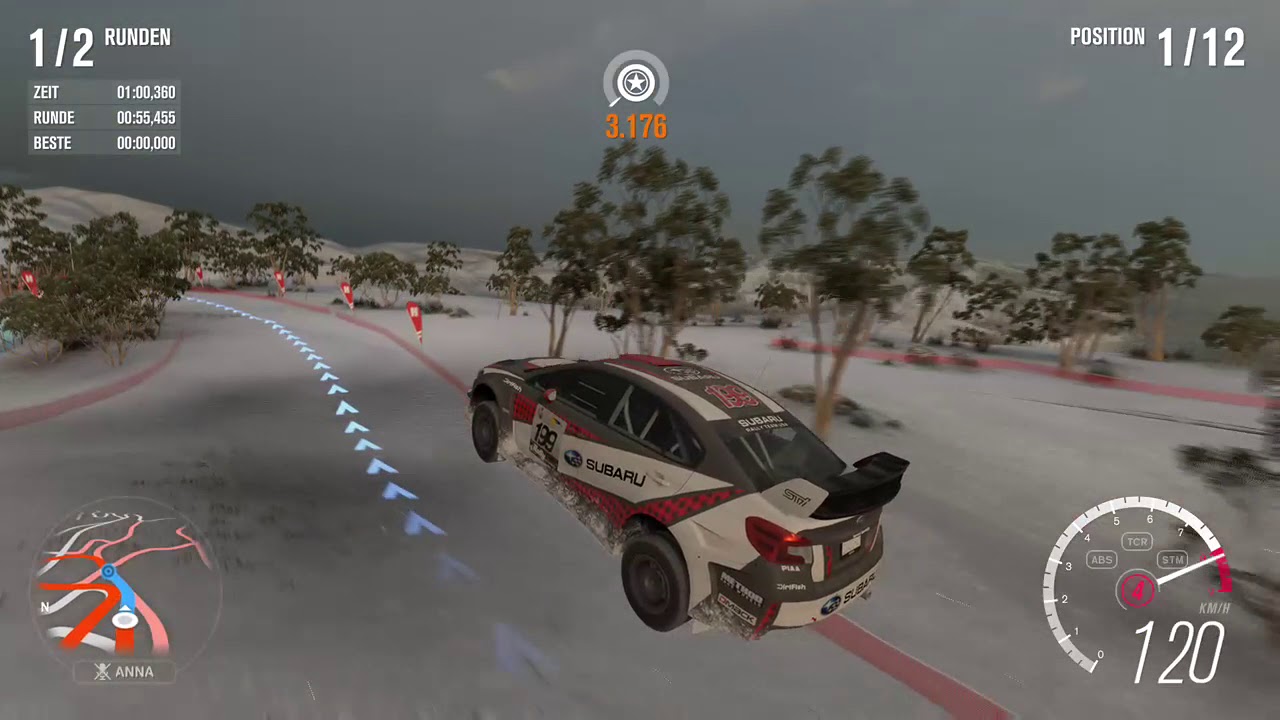 Forza Horizon 3 Blizzard Mountain Subaru WRX STI Rally Edition