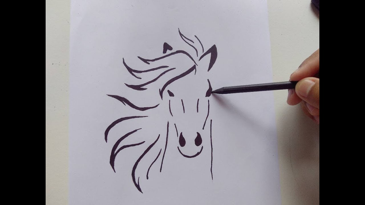 COMO DESENHAR UM CAVALO !!!