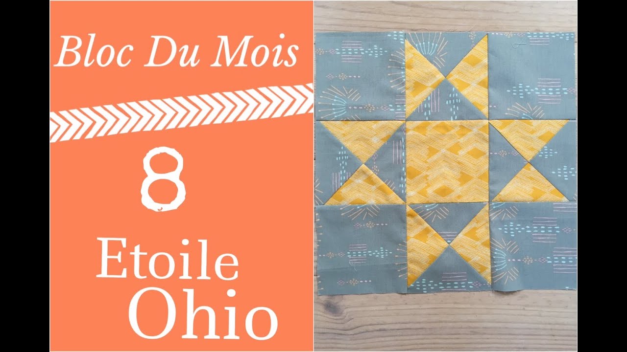 Patchwork machine - Bloc : Etoile Ohio