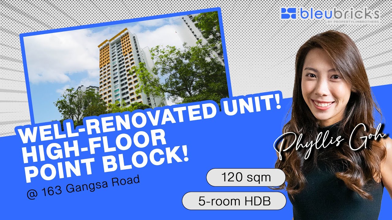 Singapore HDB | 5-Room HDB |Home Tour| $820,000 | 163 Gangsa Road | bleubricks By PLB