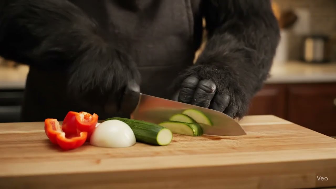 Gorilla Chef s ASMR Kitchen Video