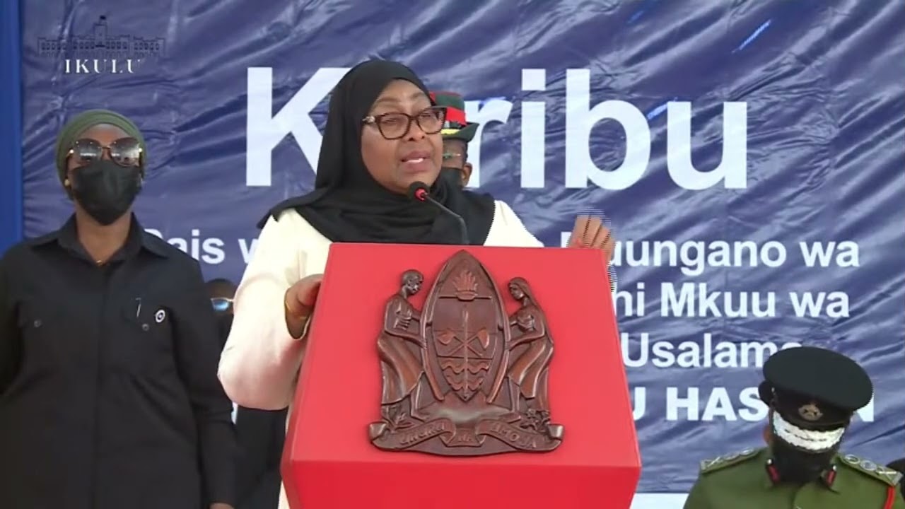 Rais Samia atema nyongo 