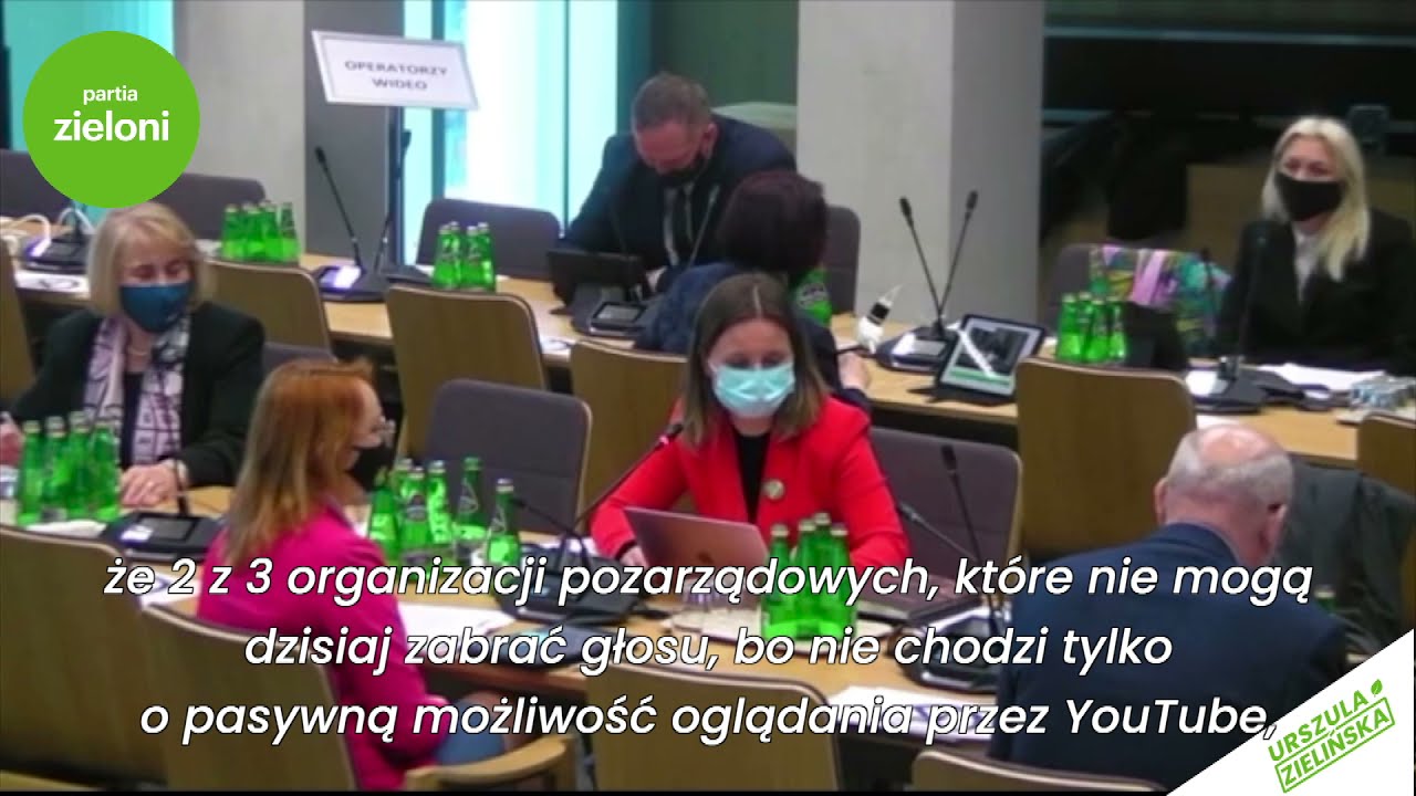 Przedstawiciele Greenpeace nie wpuszczeni na posiedzenie komisji ws. Turowa - 30.03.2021 r.