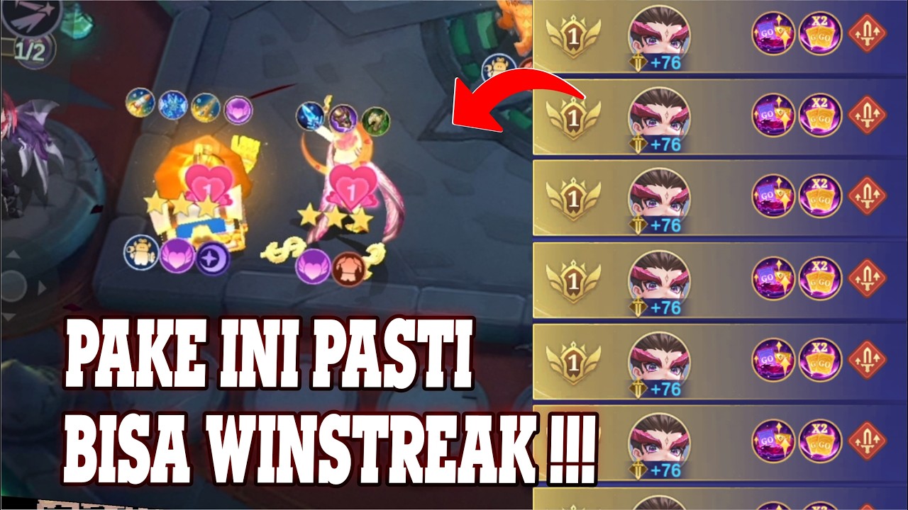 PAKE COMBO INI PASTI BISA WINSTREAK !! COMBO TERKUAT MAGIC CHESS GOGO 2026