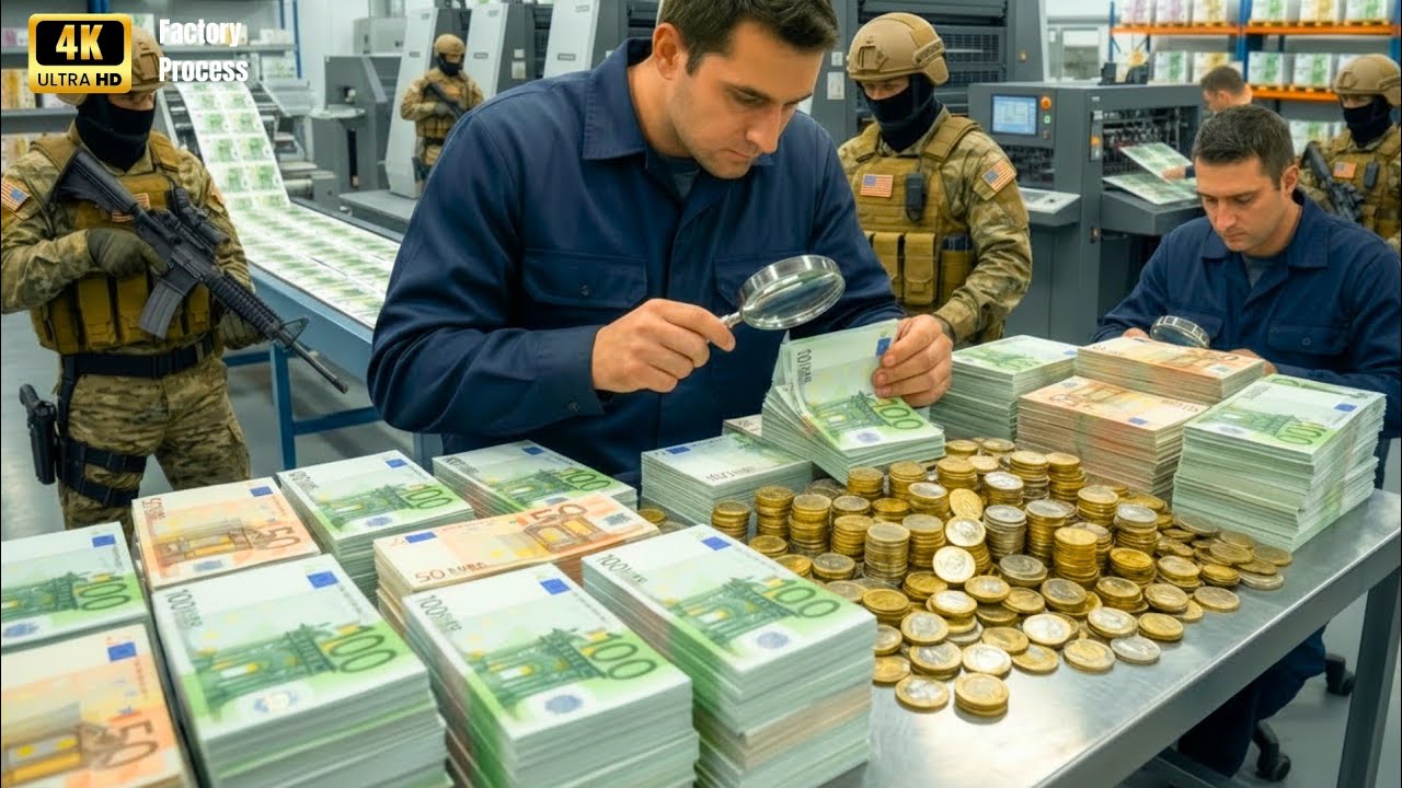 Inside the Euro Factory: How Europe&rsquo;s Most Secure Currency Is Made (Full Process)