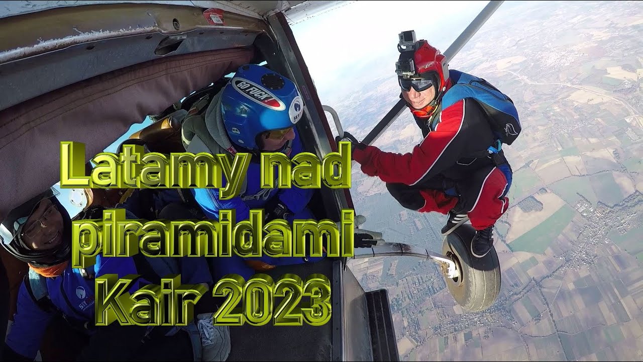 Zemsta Faraona? Nie...skoki naszej ekipy nad piramidami w Kairze.