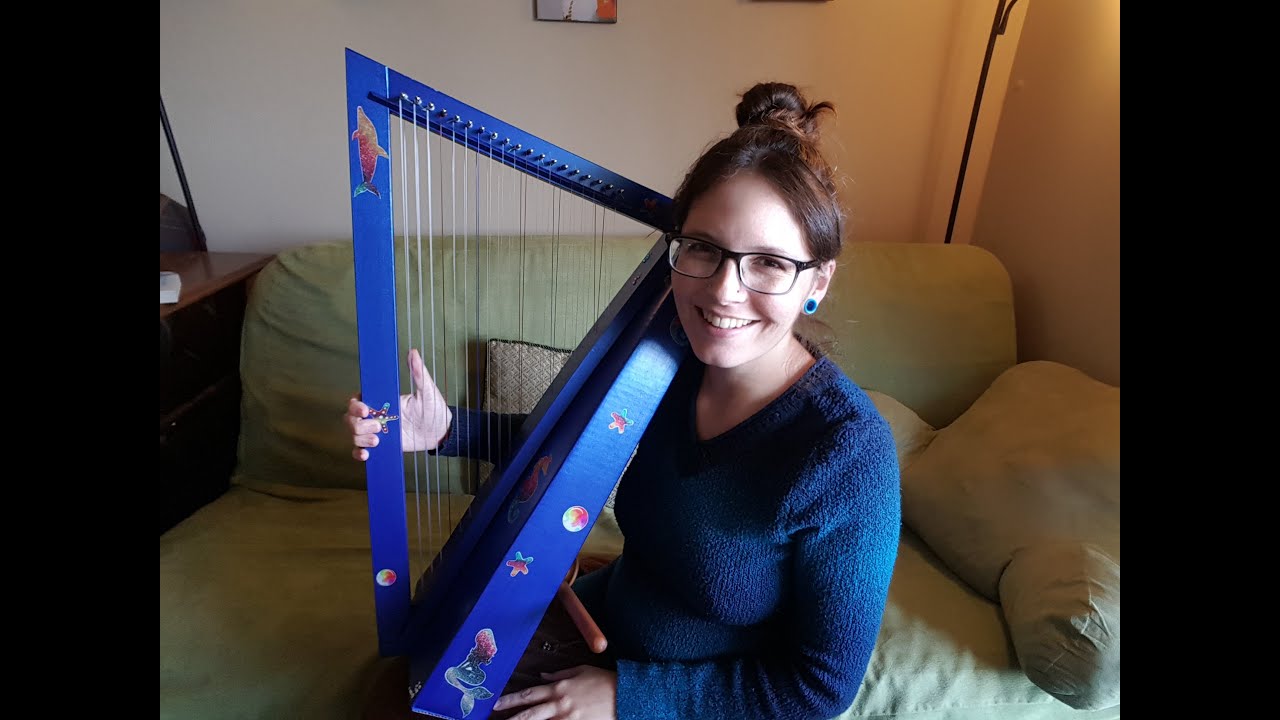 Double Strung Waring Cardboard Harp Build