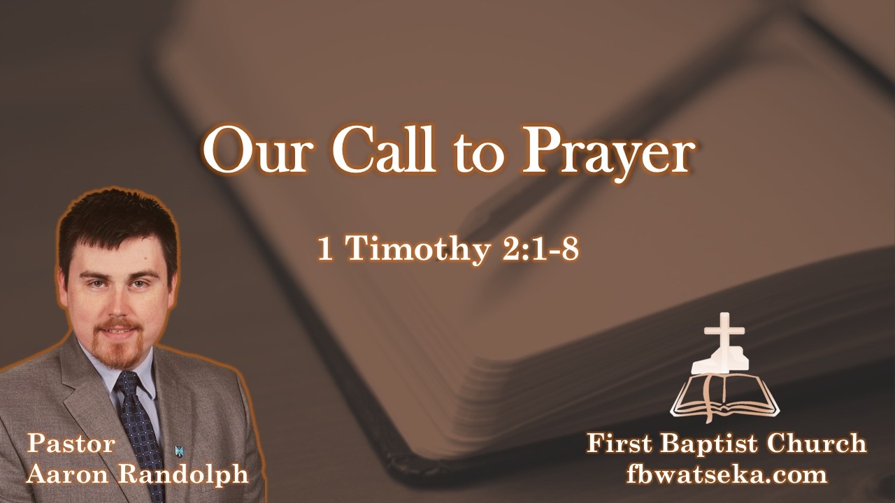 God's Instructions for Corporate Prayer