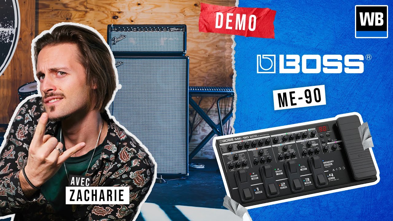 BOSS ME-90 - Plus besoin d'amplis ni de pédalboard !