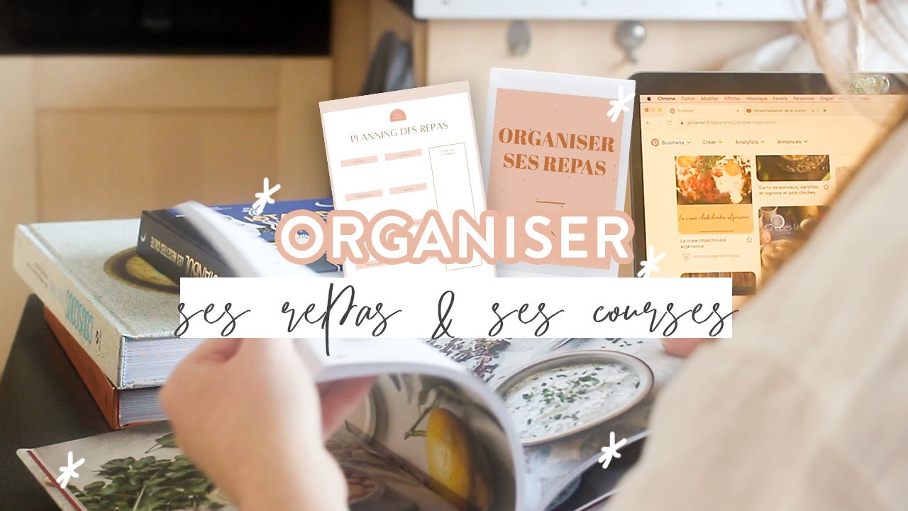 PLANIFICATION DES REPAS 📋🥑🍪 | 3 &eacute;tapes faciles (planning, astuces et inspiration)