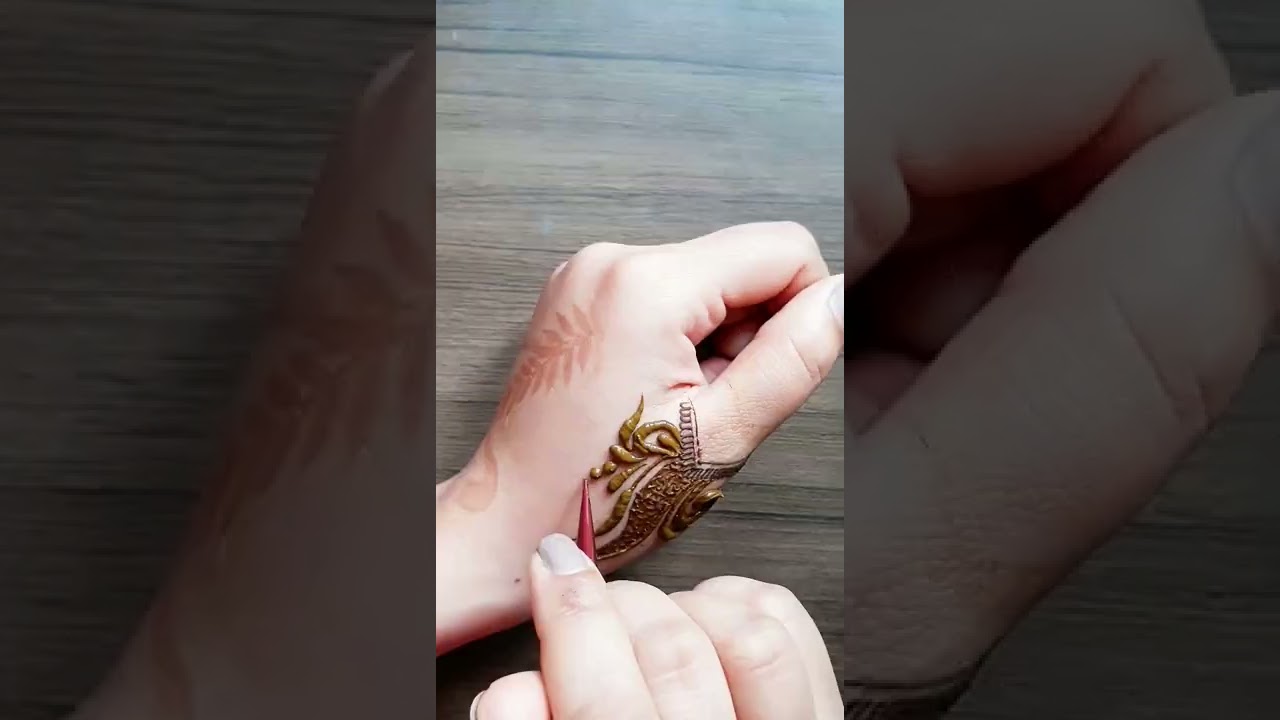 Simple thumb mehndi design | Finger mehndi design |