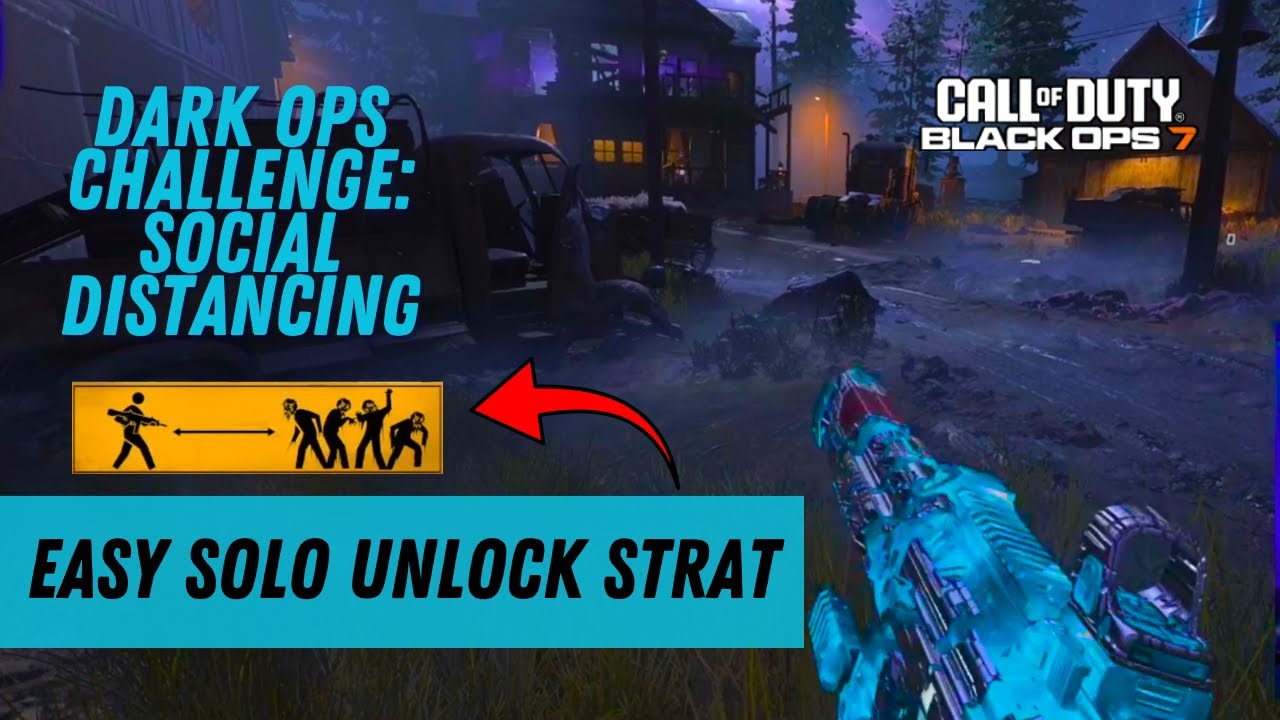 Как разблокировать визитку Dark Ops «Социальное дистанцирование» в режиме «Зомби» Black Ops 7!