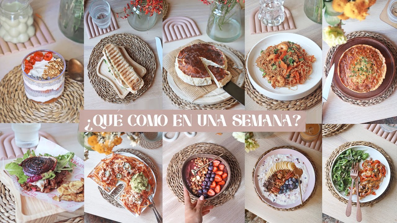 QUÉ COMO EN UNA SEMANA DE VERANO l +20 recetas