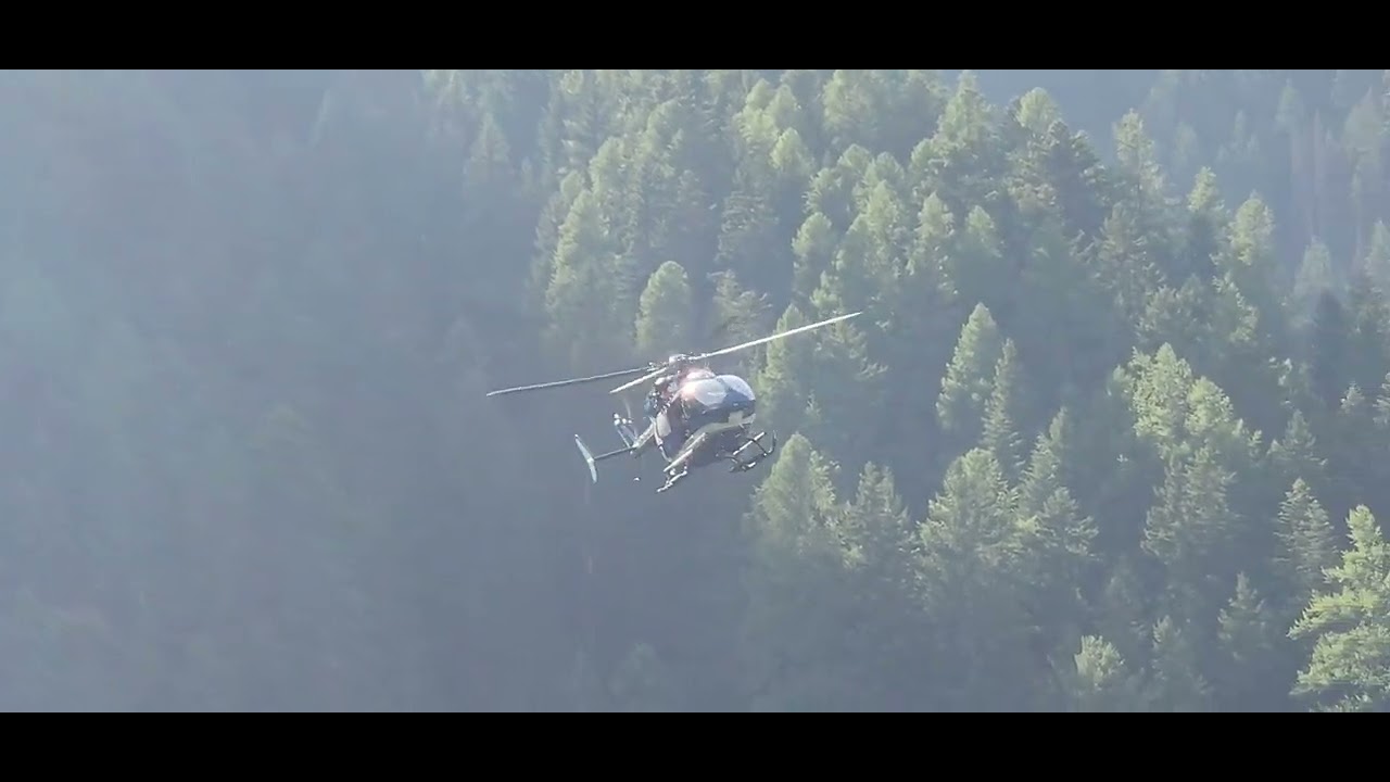 Atterrissage de h&eacute;licopt&egrave;re Choucas73 &agrave; Valfr&eacute;jus le 10 ao&ucirc;t 2025