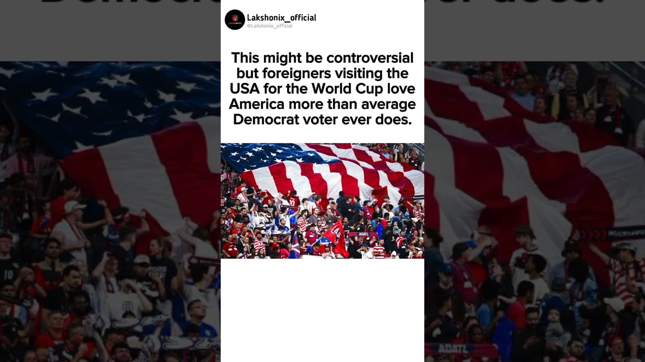 world cup Post Sparks Political debate! 🇺🇲 #shorts