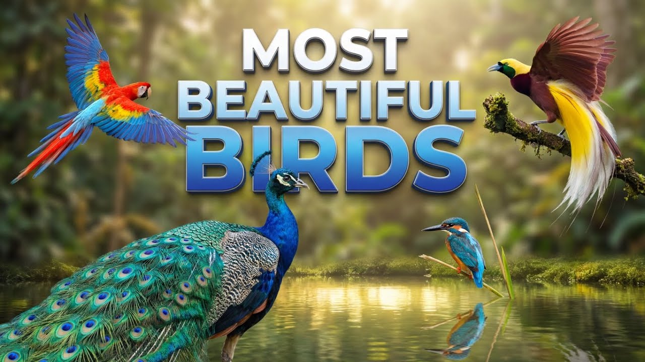 Top Most Beautiful Birds in the World 🐦✨ | Full 4K Cinematic