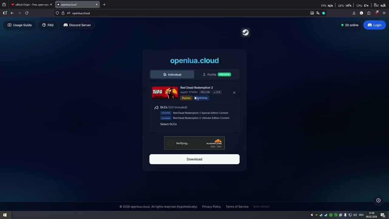 How to use Openlua and install onlinefix/bypass