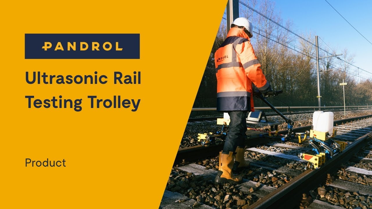 Pandrol Ultrasonic Rail Testing Trolley