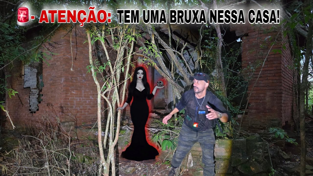 EU NÃO DEVERIA TER ENTRADO NA CASA ASSOMBRADA POR UMA BRUXA, TIVE QUE SAIR CORRENDO - SPIRITBOX