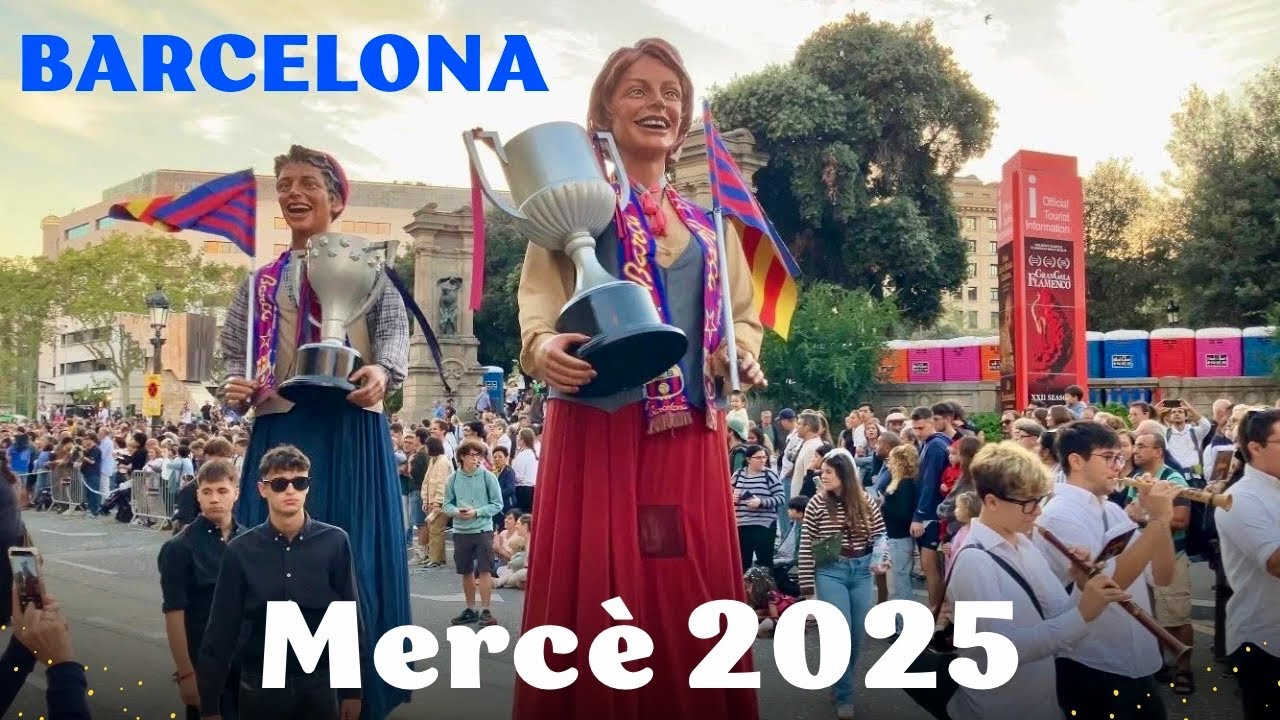Cabalgata de la Mercè 2025 in Barcelona – Giants, Dances & Street Parade