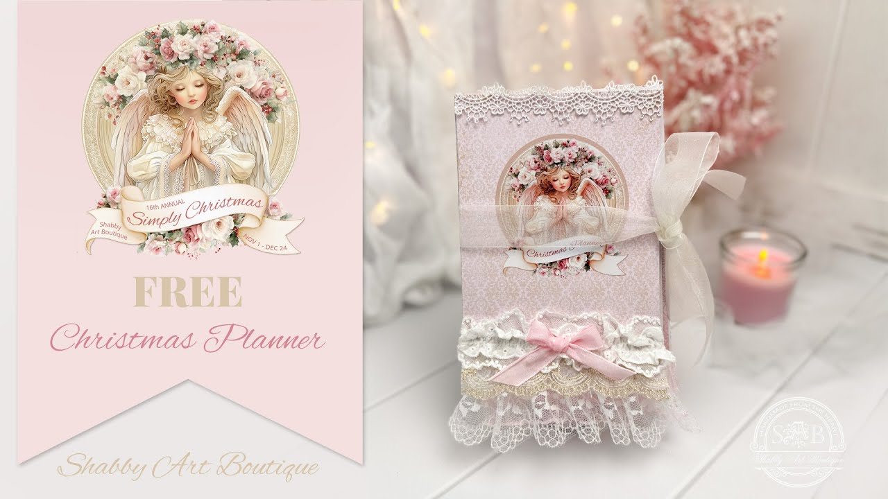 DIY Angel Christmas Planner | Free Printable + Tutorial | Simply Christmas 2025