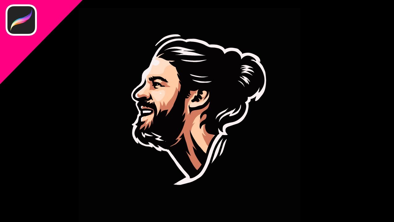 Making Portrait Logo from Photo 😱 | Procreate 