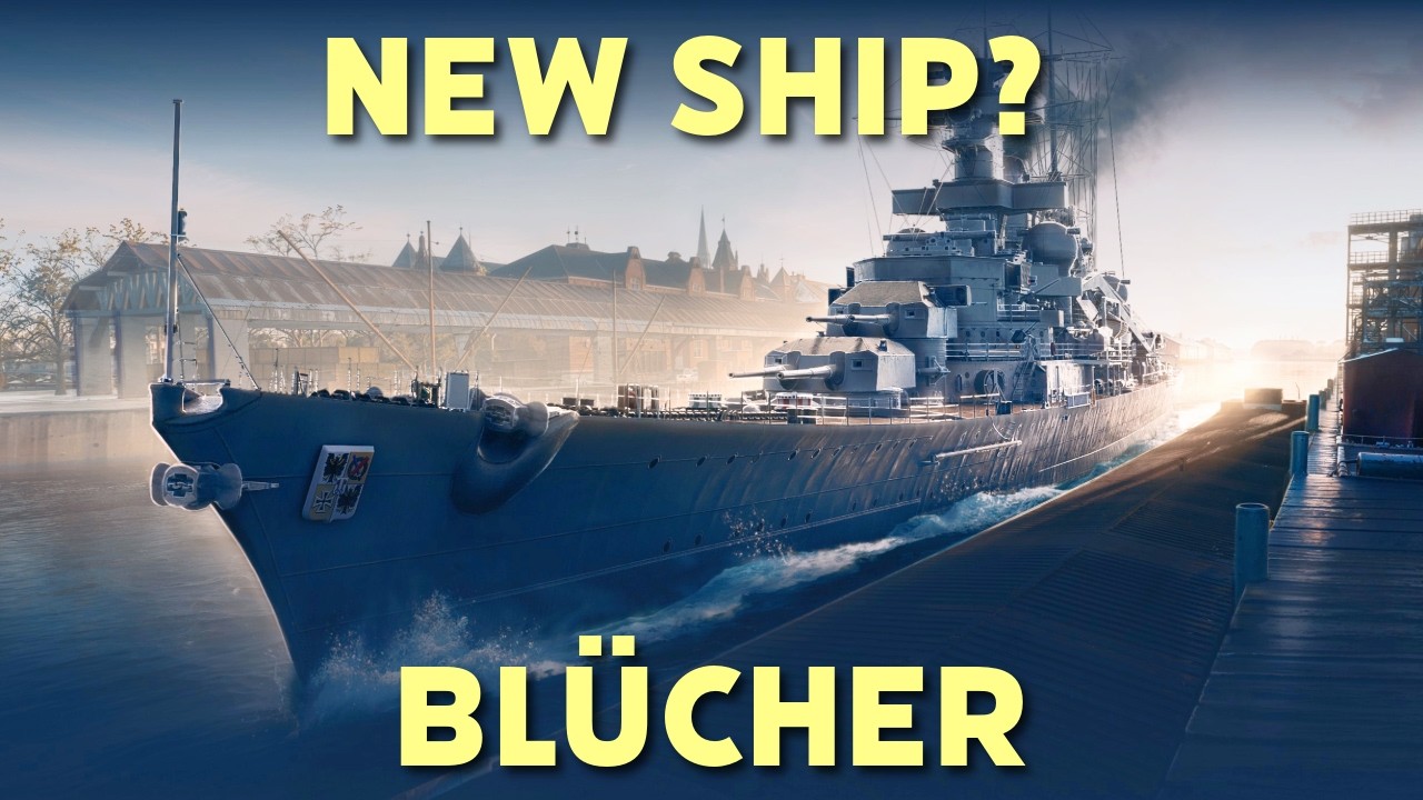 New campaign teased! Blücher looks to add the powerful German Navy #wowslegends
