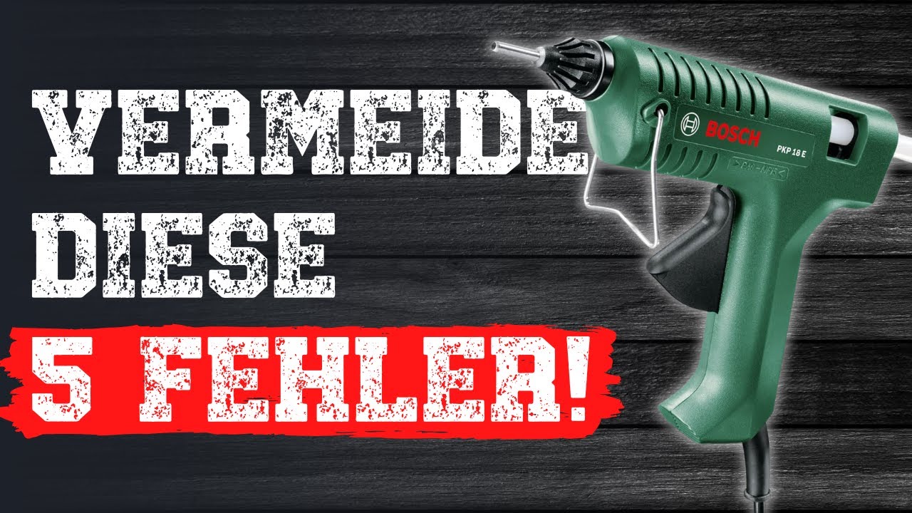 Darauf solltest du beim Kauf einer Hei&szlig;klebepistole achten!