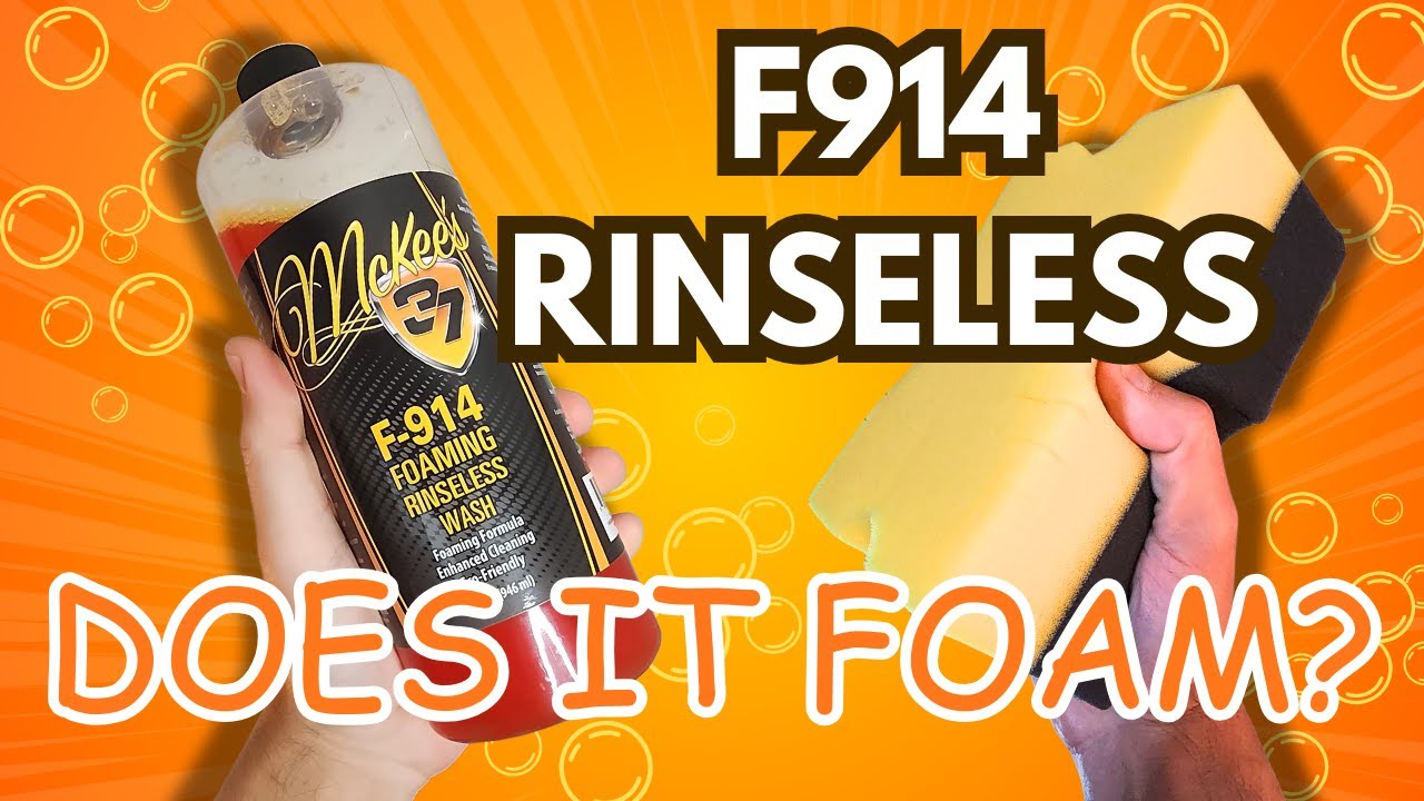 Is the new F914 foaming rinseless from McKees 37 a good buy, or just latching on to a fad?
