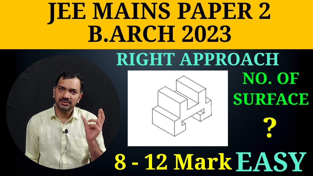 NUMBER OF SURFACE ? | RIGHT APPROACH | JEE MAINS PAPER 2 | B.ARCH 2023 | 8 MARK EASY BY Akshay Sir