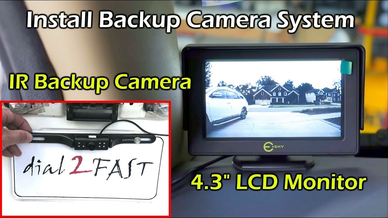 How To Install A Wired Backup Camera System 4.3