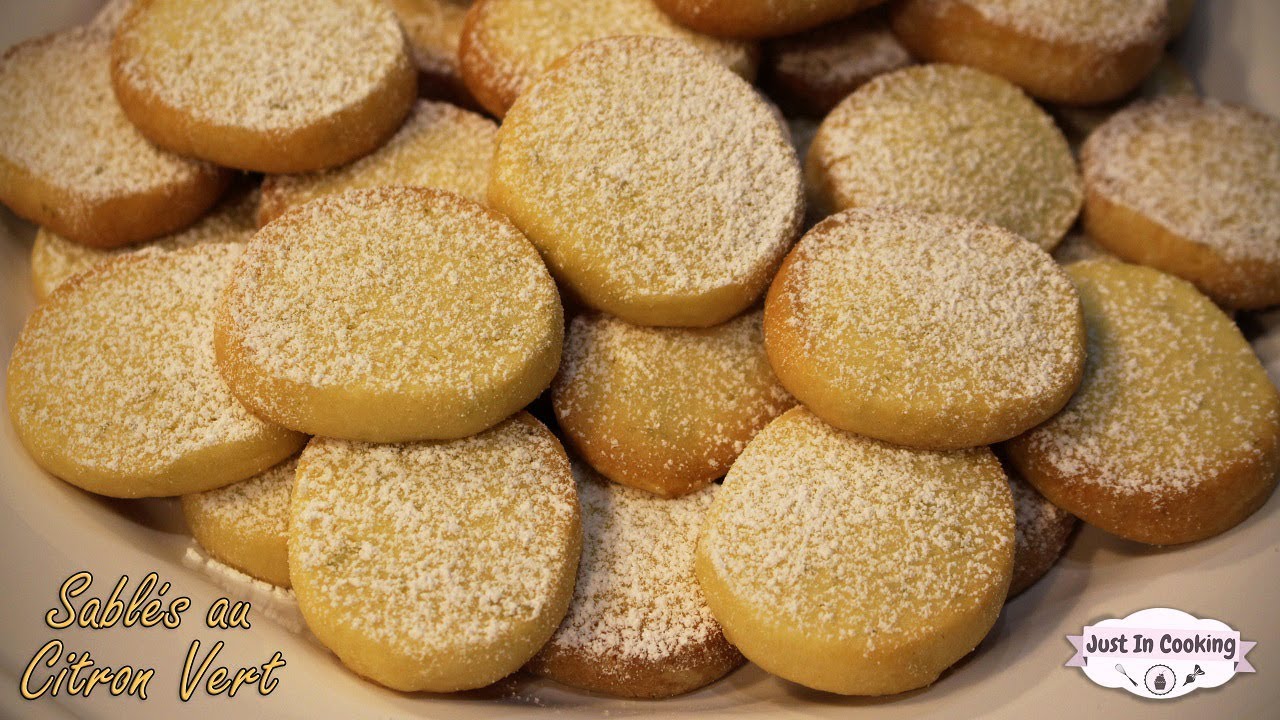 Recette de Sablés Fondants au Citron Vert