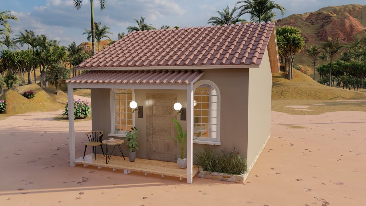 Projeto de Casa Pequena 5 x 6 Metros | 1 Quarto | Planta Baixa Grátis