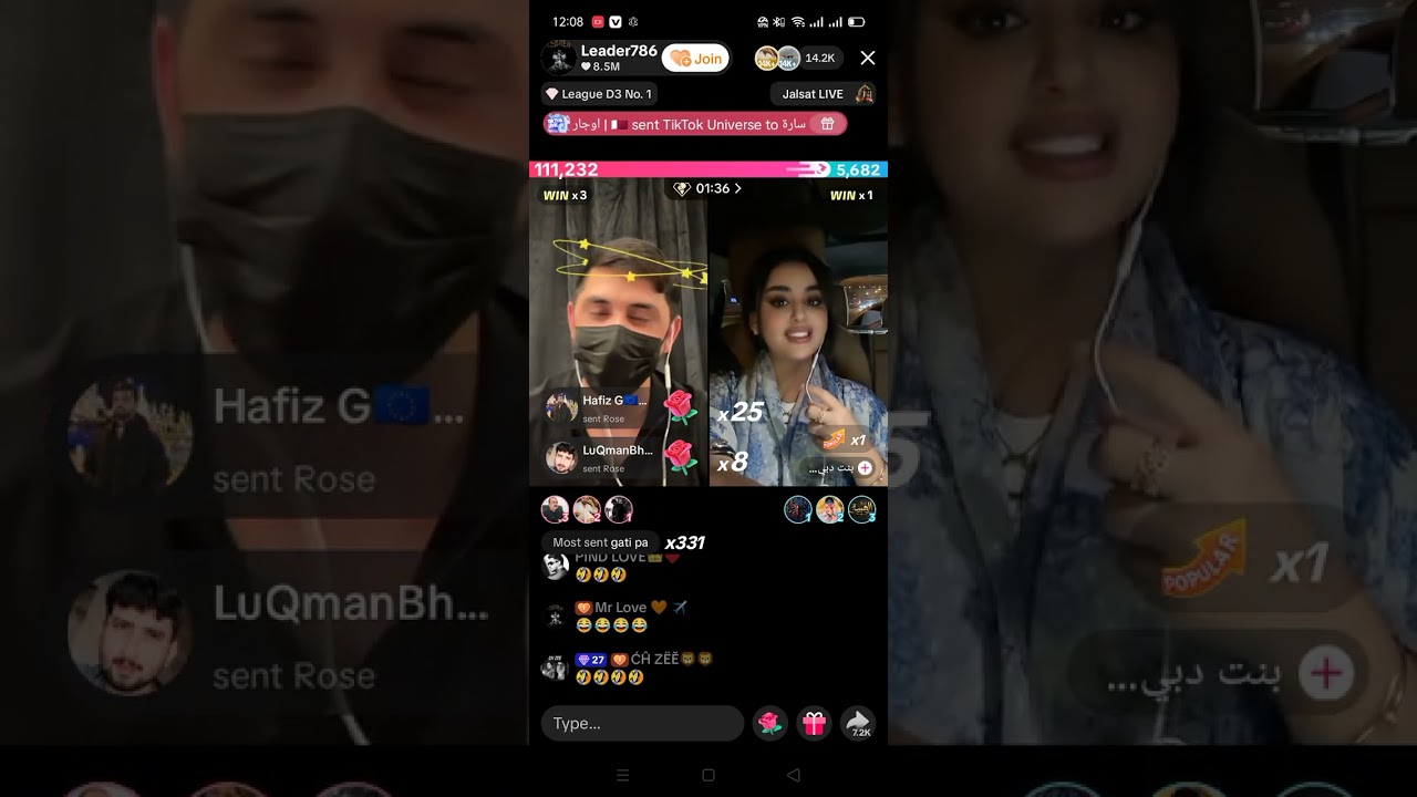 Mr pattlo ❤️ Binti Dubai Live Match TikTok Long Time Leader vs binti Dubai #pattloarmy #mrpattlolive
